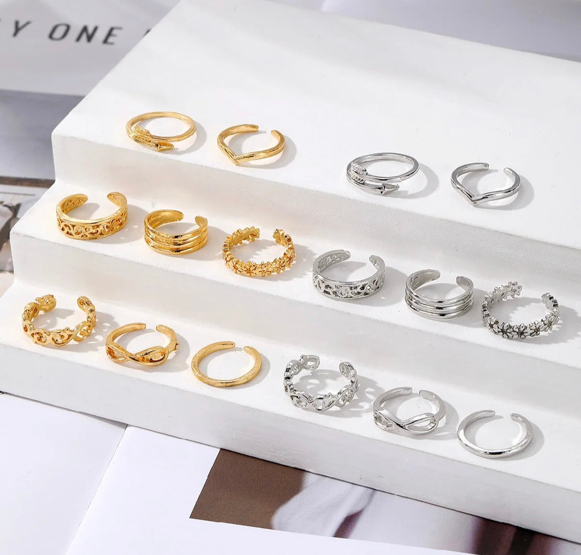 Bohemian Bella Toe Ring Collection