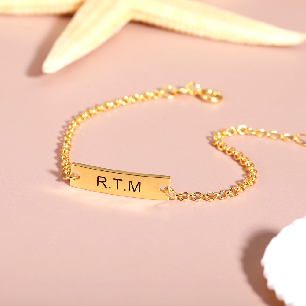 Raise The Bar Personalized Anklet