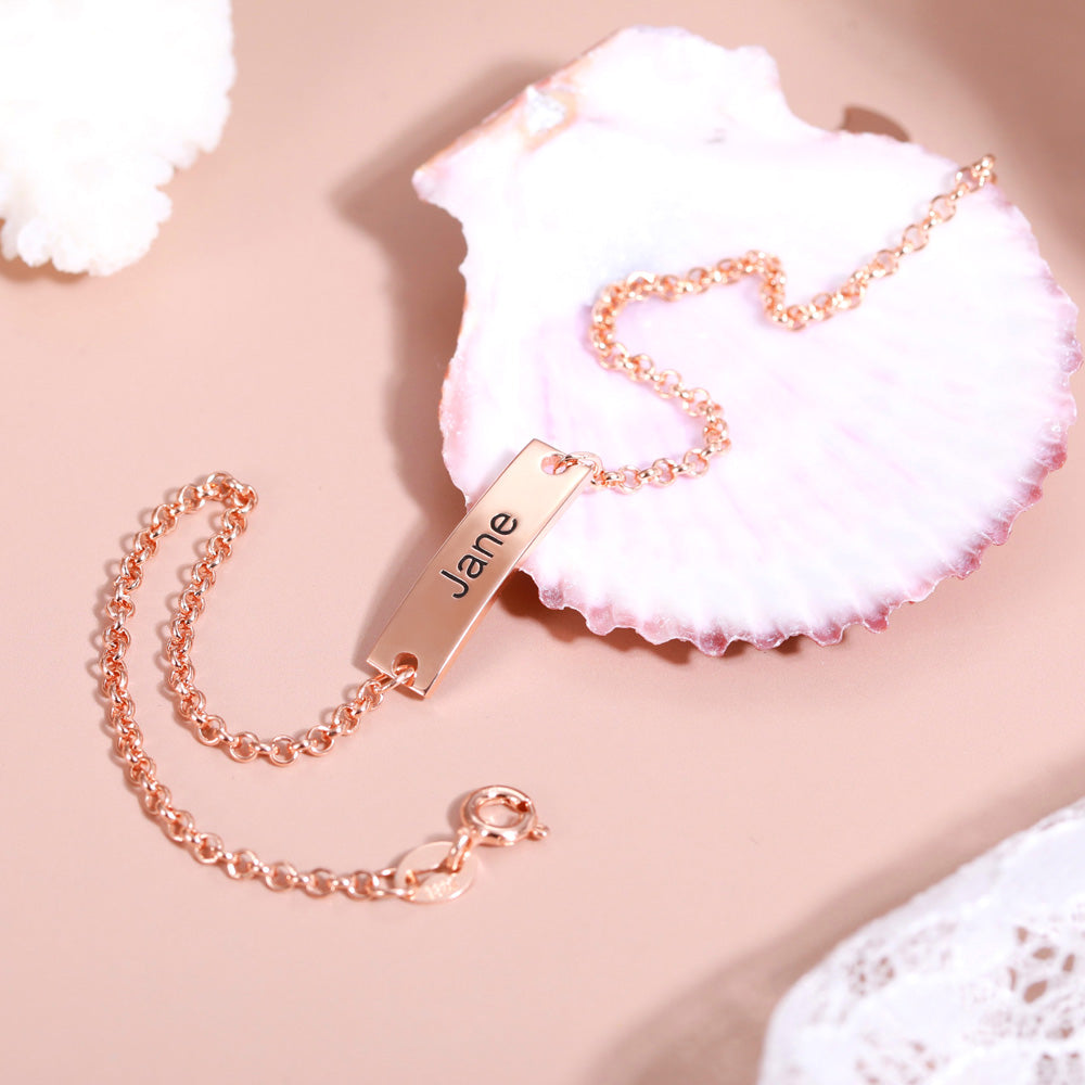 Raise The Bar Personalized Anklet