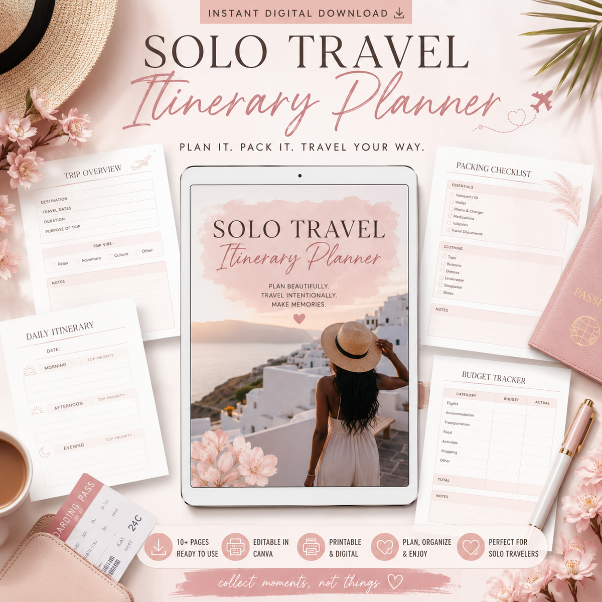 Solo Travel Planner Itinerary