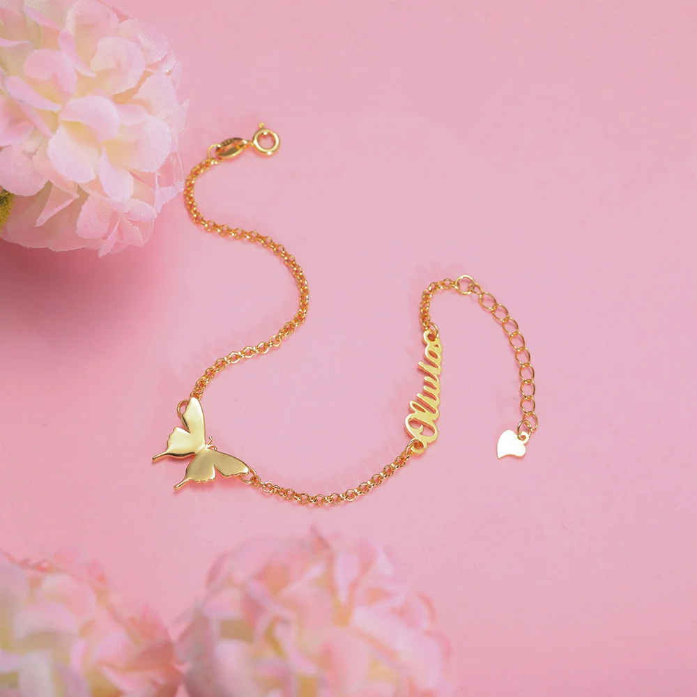 Obsessed Butterfly Anklet